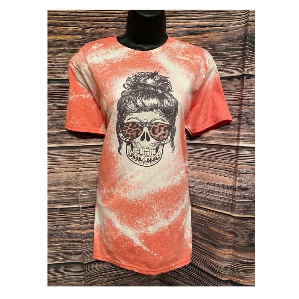 Messy bun tshirt